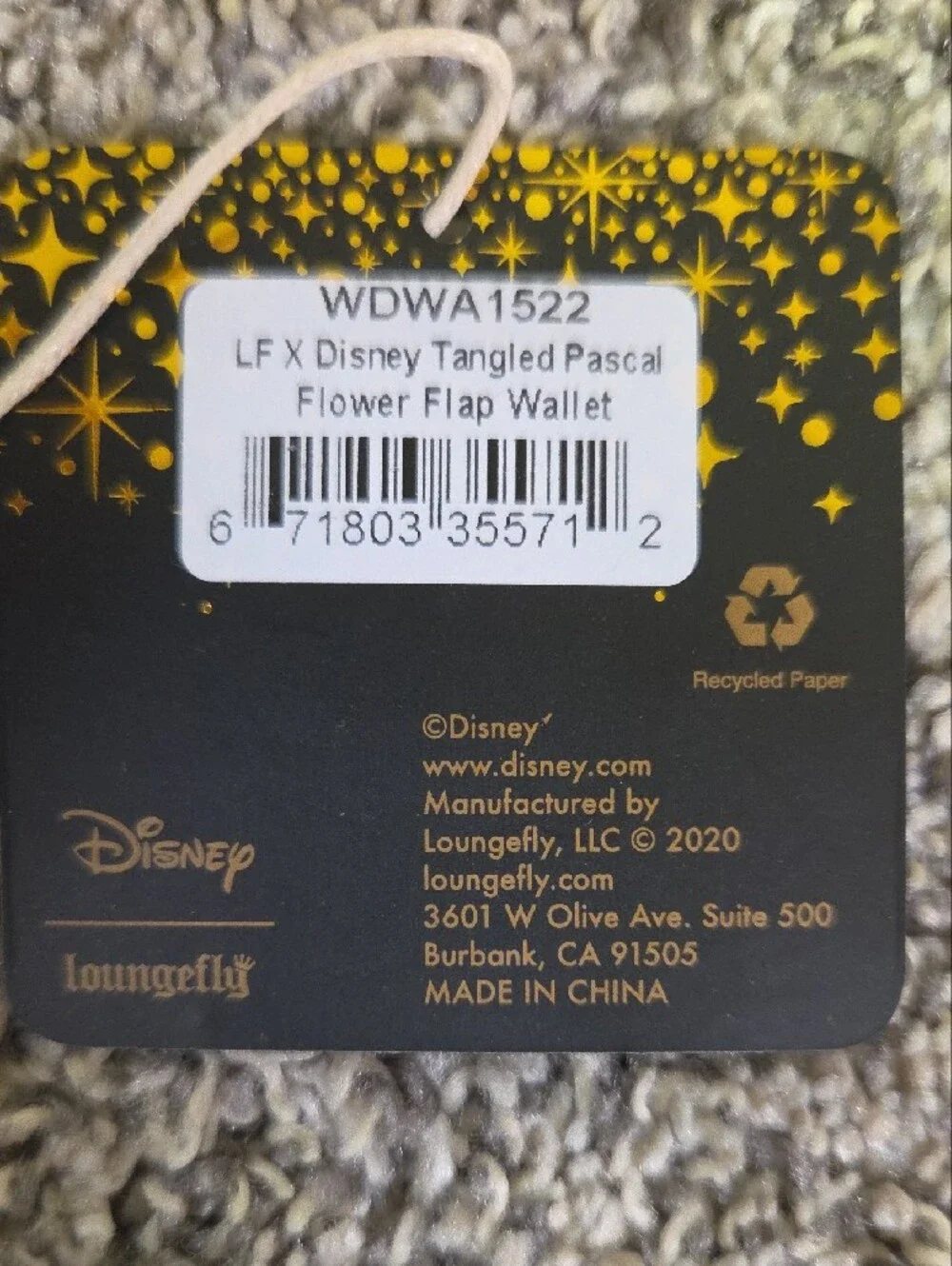 Loungefly Disney Tangled Pascal Wallet, Crossbody & Card Holder